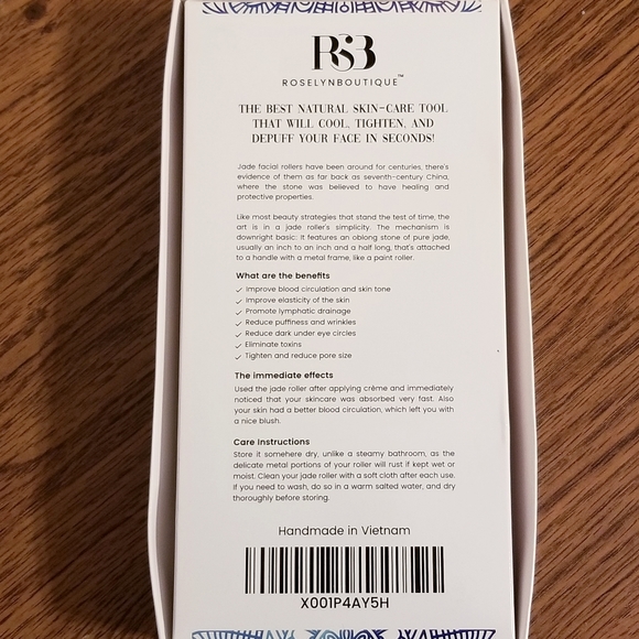 NIB Roselyn Boutique Jade Roller Gua Sha Set - Picture 5 of 5